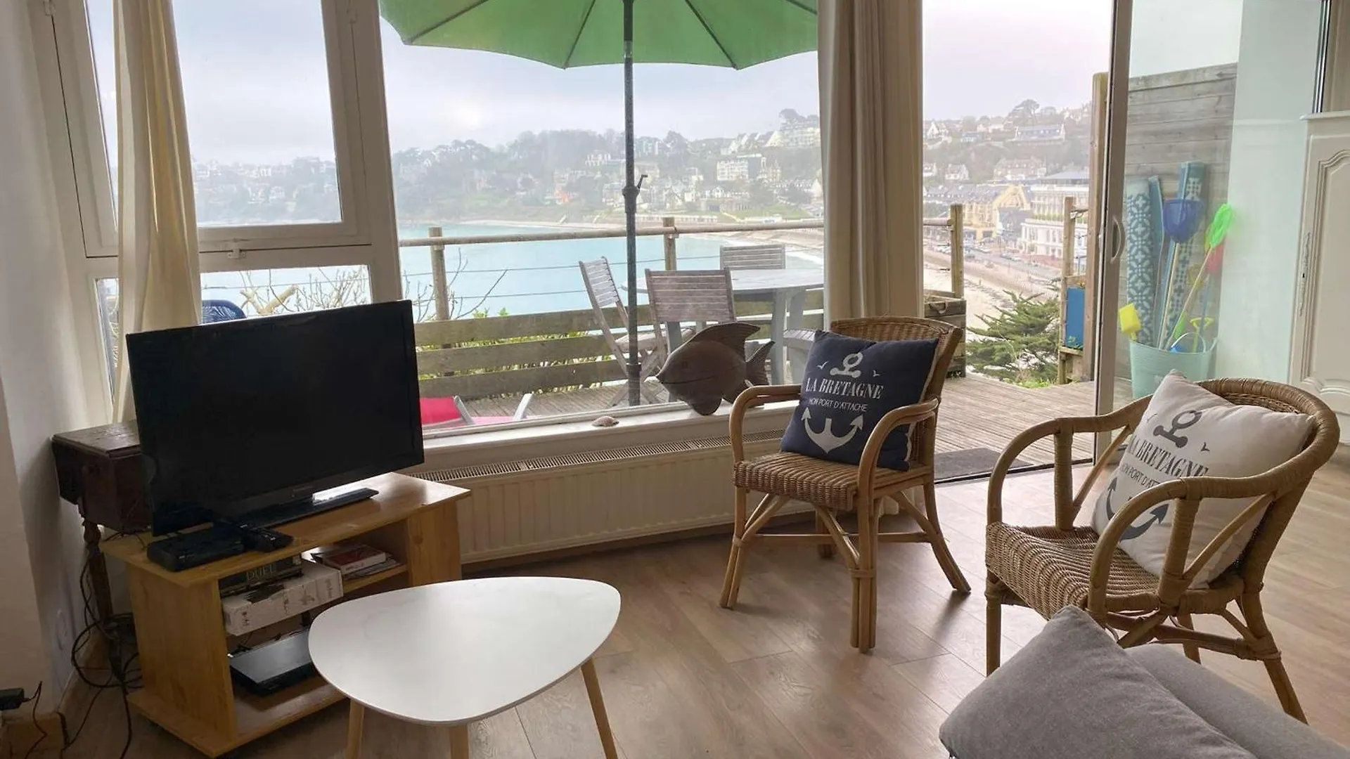 בית נופש Appartement A Perros-Guirec Proche Plage Avec Balcon Et Vue Mer - Fr-1-368-416